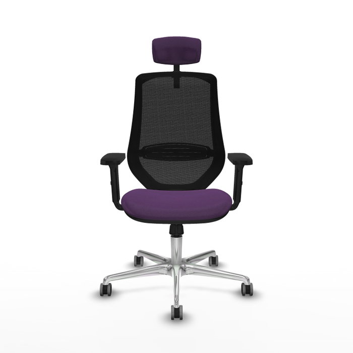 PIQUERAS Y CRESPO Silla de oficina Mardos con mecanismo Sincro, Morado y Negro PIQUERAS Y CRESPO Silla de oficina Mardos con mecanismo Sincro, Morado y Negro
