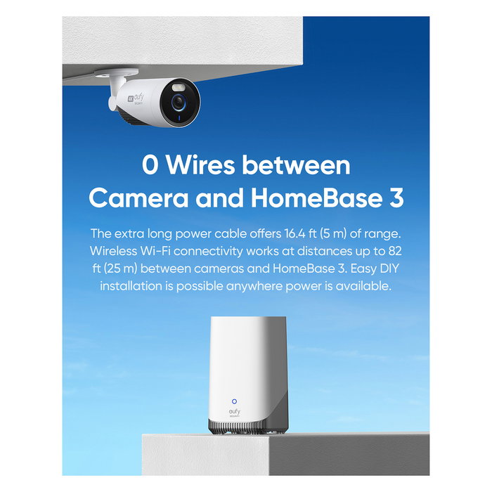 EUFY eufyCam E330 Cámara de Seguridad Exterior IP Inalámbrica 4K, 138°, Visión Nocturna, IP67, WiFi, Alexa, Google Assistant EUFY eufyCam E330 Cámara de Seguridad Exterior IP Inalámbrica 4K, 138°, Visión Nocturna, IP67, WiFi, Alexa, Google Assistant