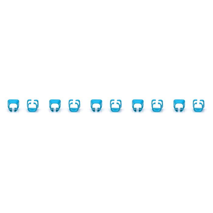 Digitus Clips de Color para Cables RJ45 100 Unidades Azul Cat5e/6 PVC
