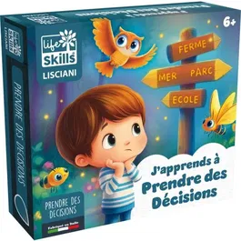 Lisciani Giochi LIS8008324110131 Toma de decisiones - Juego de mesa HABILIDADES PARA LA VIDA Tablero ilustrado