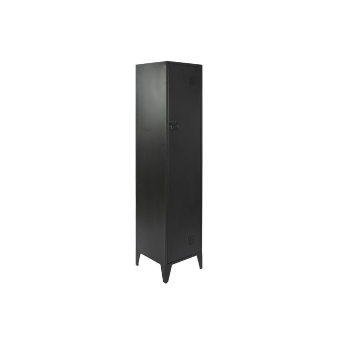 DKD Home Decor Estantería Metálica Taquilla Negra 40x41x180 cm
