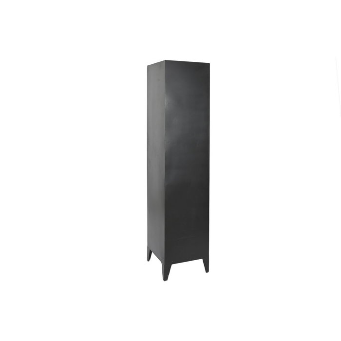 DKD Home Decor Estantería Metálica Taquilla Negra 40x41x180 cm