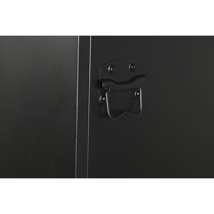 DKD Home Decor Estantería Metálica Taquilla Negra 40x41x180 cm