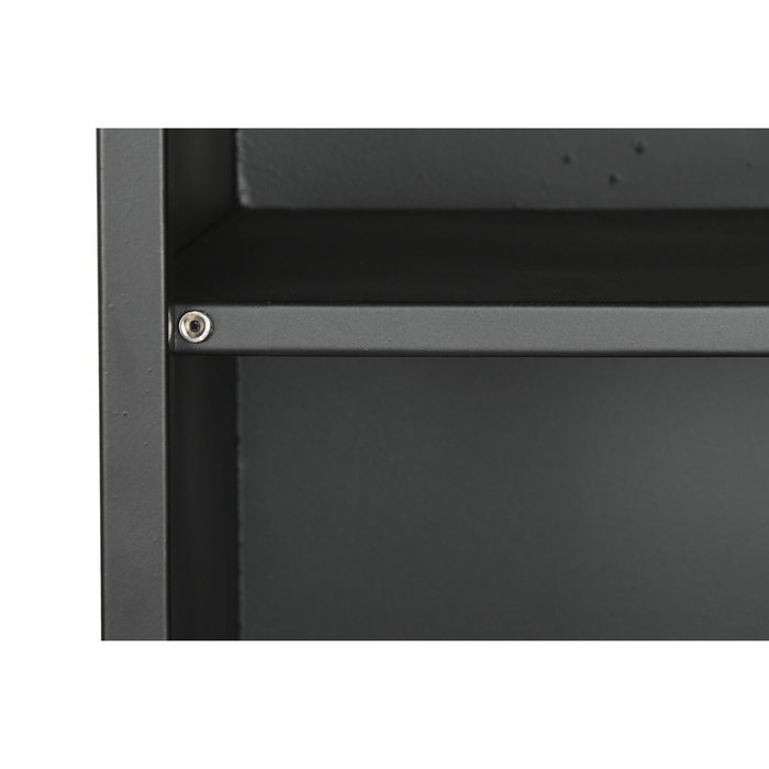 DKD Home Decor Estantería Metálica Taquilla Negra 40x41x180 cm