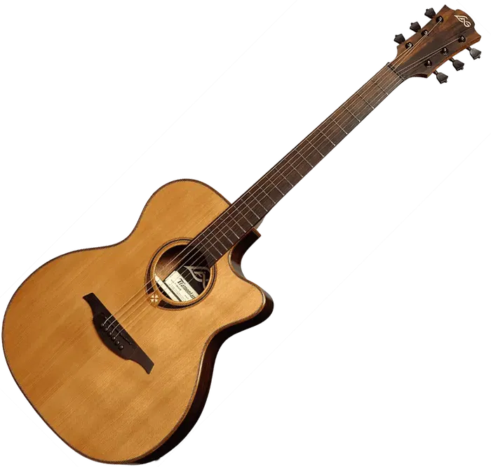 LAG Guitarra Acústica Auditorium Slim Cutaway 118 A/E - Natural