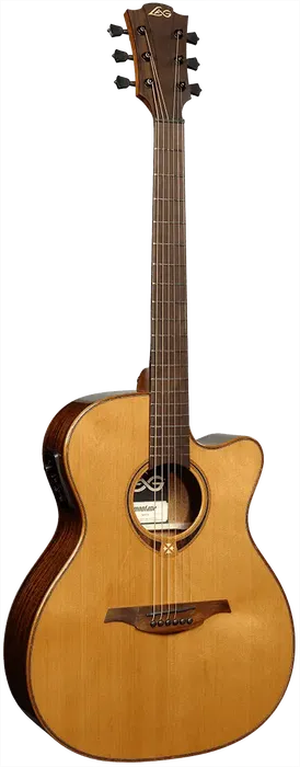 LAG Guitarra Acústica Auditorium Slim Cutaway 118 A/E - Natural