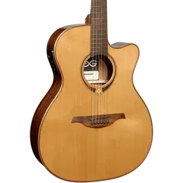 LAG Guitarra Acústica Auditorium Slim Cutaway 118 A/E - Natural