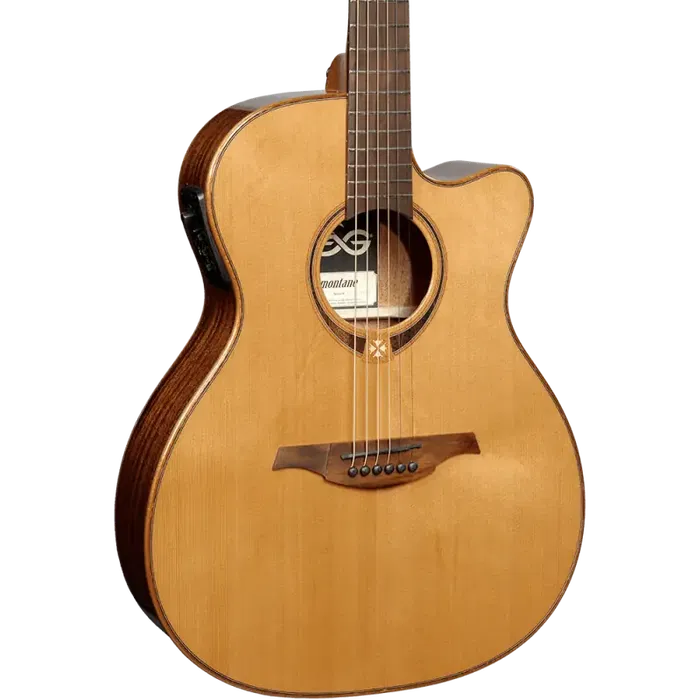 LAG Guitarra Acústica Auditorium Slim Cutaway 118 A/E - Natural