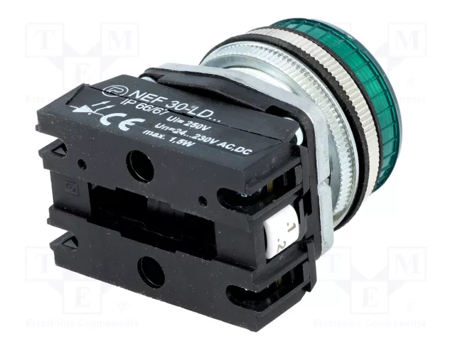 PROMET Lámpara de control LED NEF30 verde PROMET Lámpara de control LED NEF30 verde