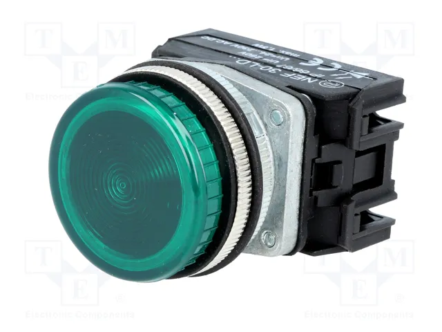 PROMET Lámpara de control LED NEF30 verde PROMET Lámpara de control LED NEF30 verde