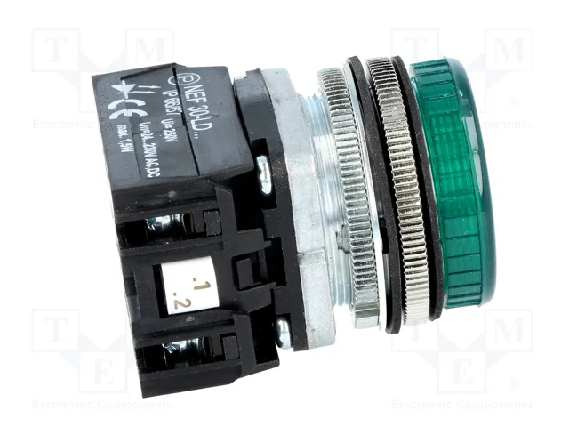 PROMET Lámpara de control LED NEF30 verde PROMET Lámpara de control LED NEF30 verde