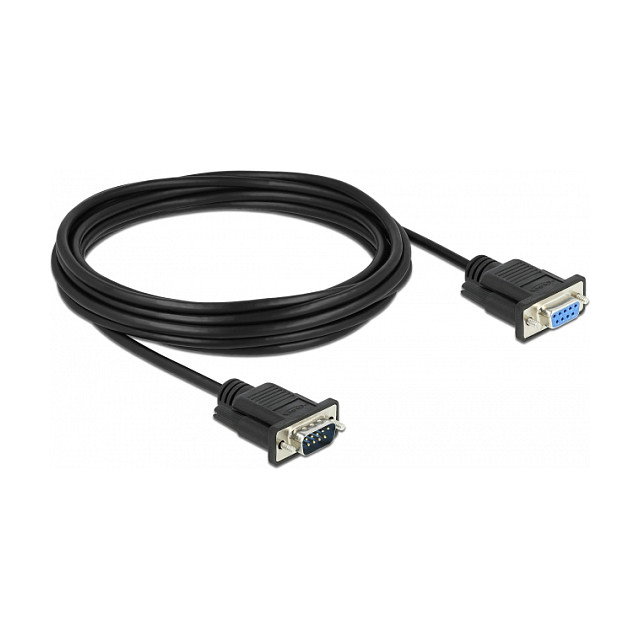 DeLOCK Cable Serie RS-232 D-Sub9 Macho a Hembra 5 m