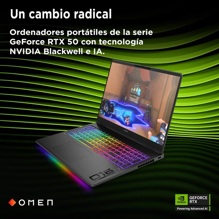 HP OMEN MAX Gaming 16-ah0039ns Intel Core Ultra 9 275HX 32GB 1TB RTX 5070 Ti Negro