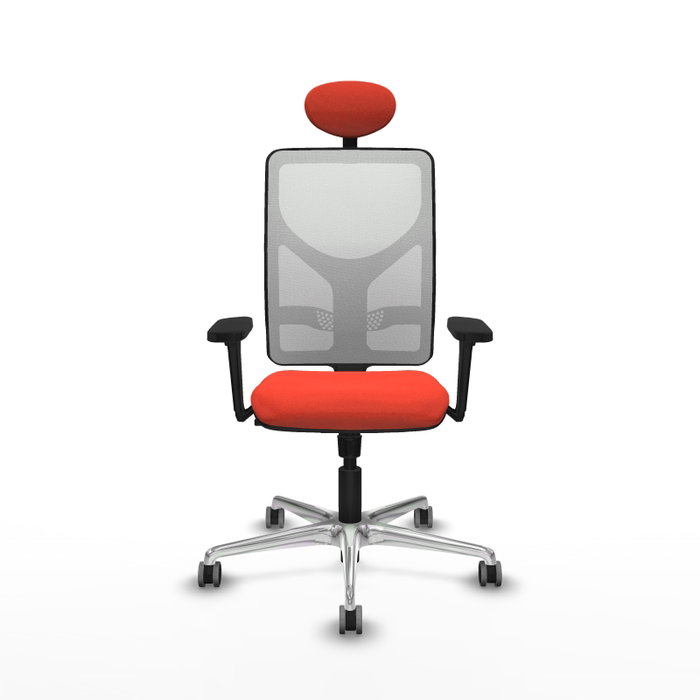PIQUERAS Y CRESPO Silla de oficina Motilla con mecanismo Sincro, Naranja oscuro y Blanco PIQUERAS Y CRESPO Silla de oficina Motilla con mecanismo Sincro, Naranja oscuro y Blanco