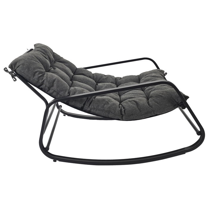 Home Deco Factory Butaca-Mecedora Miami Negra