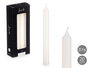 Acorde Set 8 Cirios Blanco 20 cm Diám 2 cm 8 Horas (Set de 12)