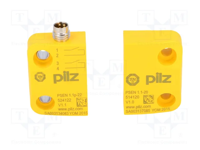 Pilz PSEN 1.1p-22/PSEN 1.1-20/8mm 504222 ix1 Interruptor de seguridad magnético rectangular
