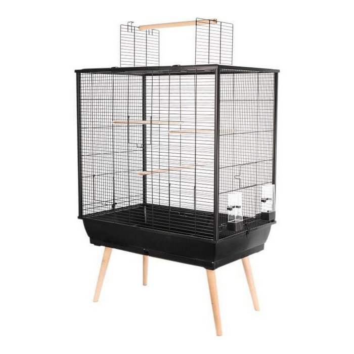 Jaula elevada para pÁjaros zolux neo jili - an 78 x p 47,5 x al 112 cm - negro Jaula elevada para pÁjaros zolux neo jili - an 78 x p 47,5 x al 112 cm - negro