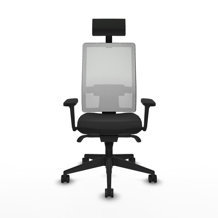 PIQUERAS Y CRESPO Silla de oficina Horna con mecanismo Sincro, Negro y Blanco PIQUERAS Y CRESPO Silla de oficina Horna con mecanismo Sincro, Negro y Blanco