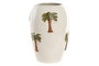DKD Home Decor Jarrón de Cerámica Palmeras Pintado a Mano