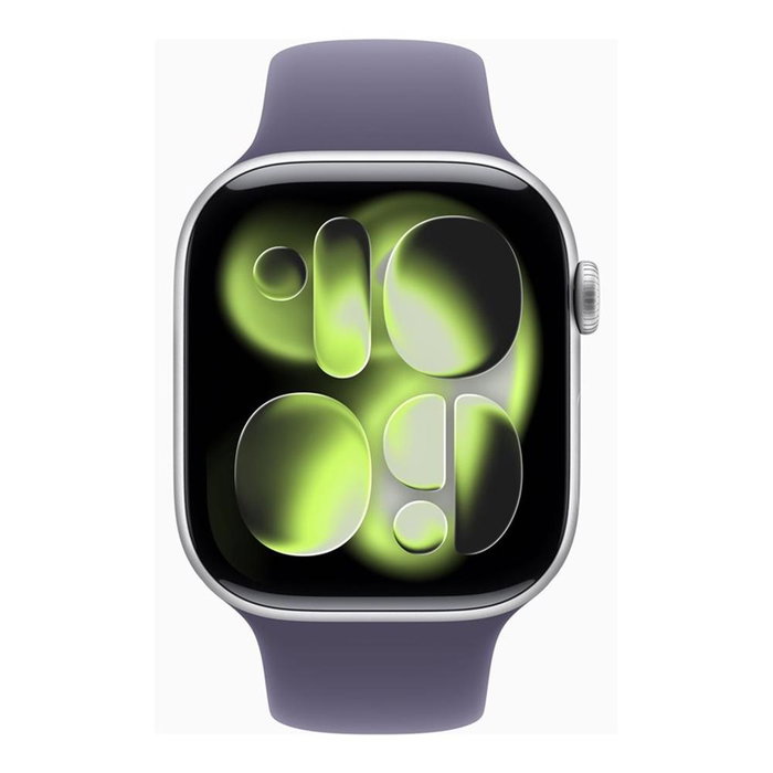Apple Watch Series 11 GPS + Cellular 46mm Aluminio Plata Correa Niebla Lila S/M