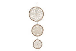 DKD Home Decor Decoración de Pared Macramé MDF 25x2x70 cm