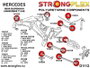 StrongFlex STF111826A Brazo Control Trasero Interior Silentblock 51 mm