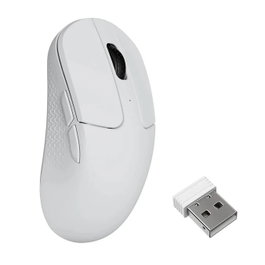 Keychron M3 Mini Ratón Gaming Inalámbrico 30000 DPI Blanco