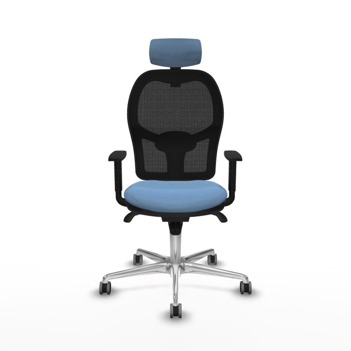 PIQUERAS Y CRESPO Silla de oficina Jorquera Azul cielo y Negro PIQUERAS Y CRESPO Silla de oficina Jorquera Azul cielo y Negro