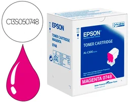 Epson Cartucho de tóner C13S050748 Magenta 8.8k