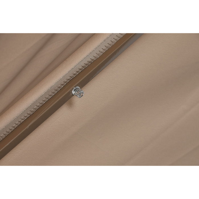 Sombrilla Home ESPRIT Beige Champán 286 x 350 x 280 cm