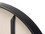 GIFTDECOR Reloj de pared con números en relieve Negro-Blanco 50cm