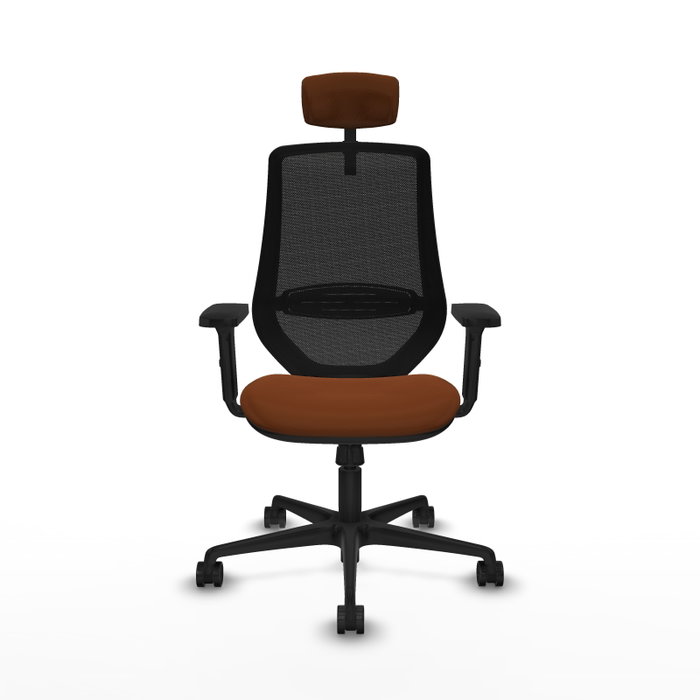 PIQUERAS Y CRESPO Silla de oficina Mardos con mecanismo Sincro, Marrón y Negro PIQUERAS Y CRESPO Silla de oficina Mardos con mecanismo Sincro, Marrón y Negro