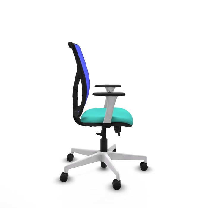 PIQUERAS Y CRESPO Silla de oficina Motilla con mecanismo Sincro/Traslack, Turquesa y Azul PIQUERAS Y CRESPO Silla de oficina Motilla con mecanismo Sincro/Traslack, Turquesa y Azul