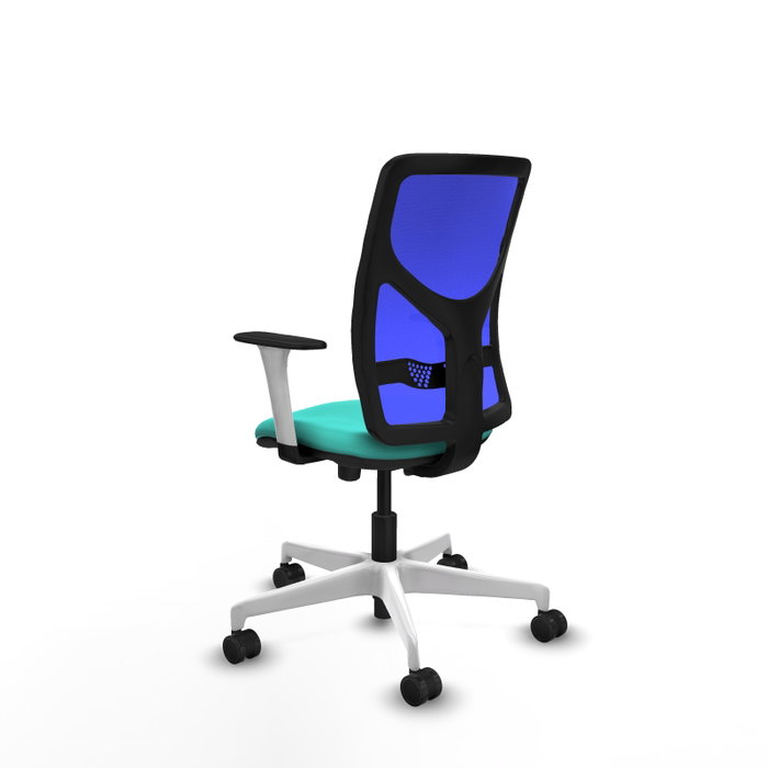 PIQUERAS Y CRESPO Silla de oficina Motilla con mecanismo Sincro/Traslack, Turquesa y Azul PIQUERAS Y CRESPO Silla de oficina Motilla con mecanismo Sincro/Traslack, Turquesa y Azul