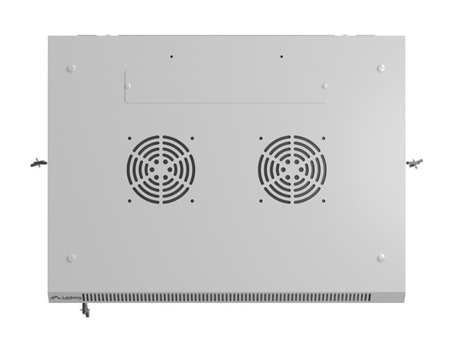 Lanberg Armario Rack de Pared 19 pulgadas 6U 600x450mm Gris