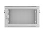 Lanberg Armario Rack de Pared 19 pulgadas 6U 600x450mm Gris