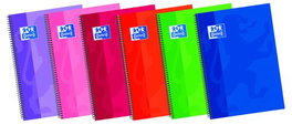 Bloc Oxford School Tapa Extra Fº 80H Horizontal 90G Surtido (6 Col.) (Set de 5)
