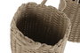 DKD Home Decor Set de 2 Cestos Cuerda 30x30x43 cm