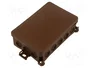 SIMET FASTBOX Caja de conexiones marrón para empotrar