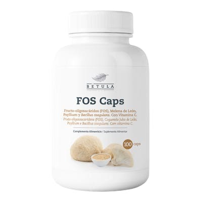BETULA FOS 100 cápsulas Fructo-oligosacáridos, Melena de León, Psyllium y Bacillus BETULA FOS 100 cápsulas Fructo-oligosacáridos, Melena de León, Psyllium y Bacillus
