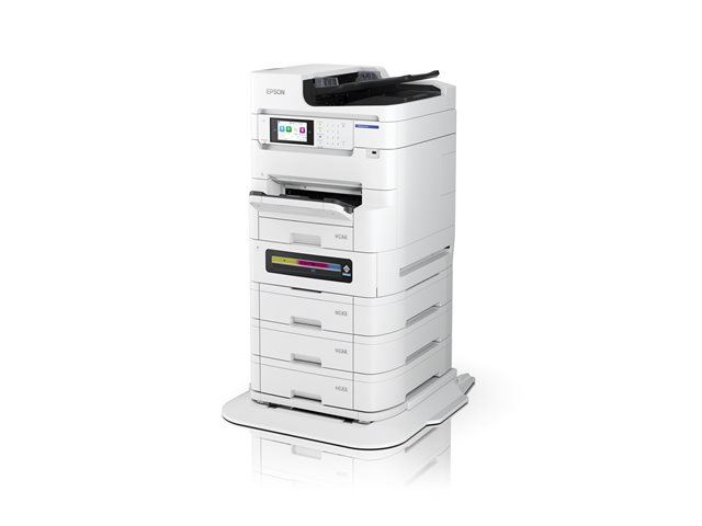 Epson WorkForce Pro EM-C8101RDWF - Impresora Multifunción Color A3 con Tecnología PrecisionCore Heat-Free, RIPS, Fax, Wi-Fi, Pantalla Táctil, 75.000 Páginas Mensuales