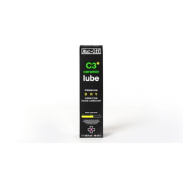 Muc-Off C3 Lubricante Cadena Cerámica Seco - Protección Corrosión, Rendimiento en Condiciones Secas y Polvorientas - 1000g