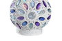 DKD Home Decor Lámpara Sobremesa Árabe Blanco Multicolor Metal y Acrílico 19 x 33 x 19 cm