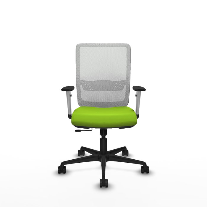 PIQUERAS Y CRESPO Silla de oficina Haches Pistacho y Blanco