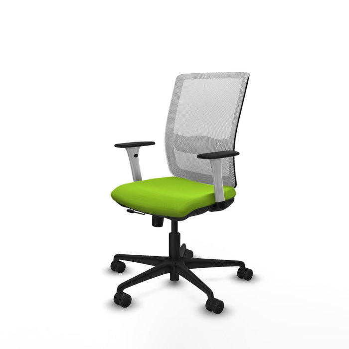 PIQUERAS Y CRESPO Silla de oficina Haches Pistacho y Blanco