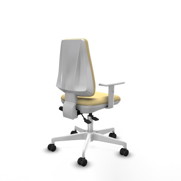 PIQUERAS Y CRESPO Silla de oficina Elche con mecanismo Asincro, Crema PIQUERAS Y CRESPO Silla de oficina Elche con mecanismo Asincro, Crema
