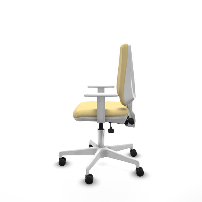 PIQUERAS Y CRESPO Silla de oficina Elche con mecanismo Asincro, Crema PIQUERAS Y CRESPO Silla de oficina Elche con mecanismo Asincro, Crema