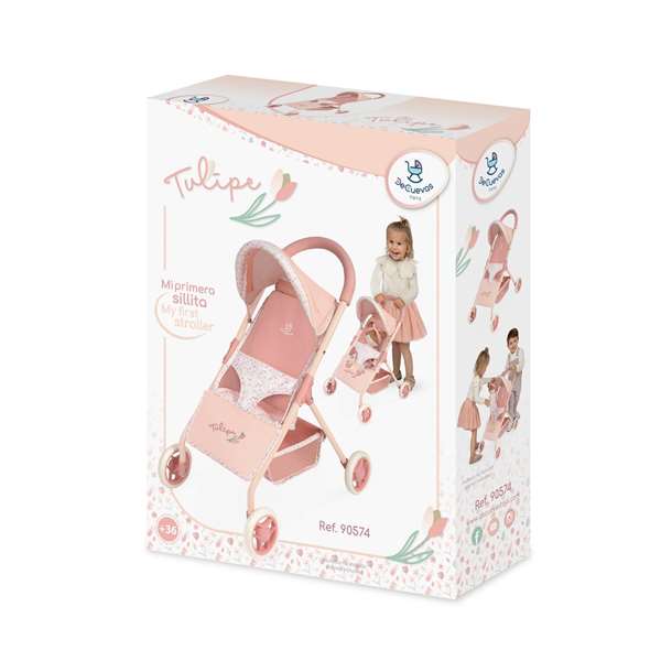 Decuevas Silla de Muñeca 4 Ruedas para Muñecas de hasta 50 cm