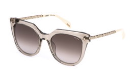 Police SPLN63-5307T1 Gafas de sol beige con cristal marrón degradado